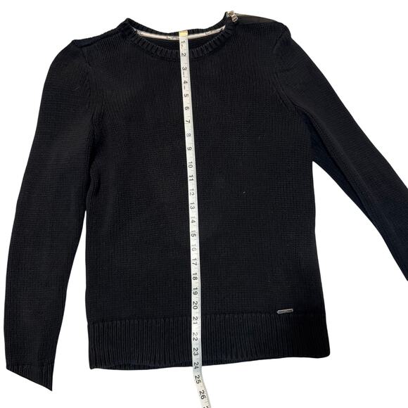 Lauren Ralph Lauren Heavy Knit Black Sweater - Picture 7 of 12